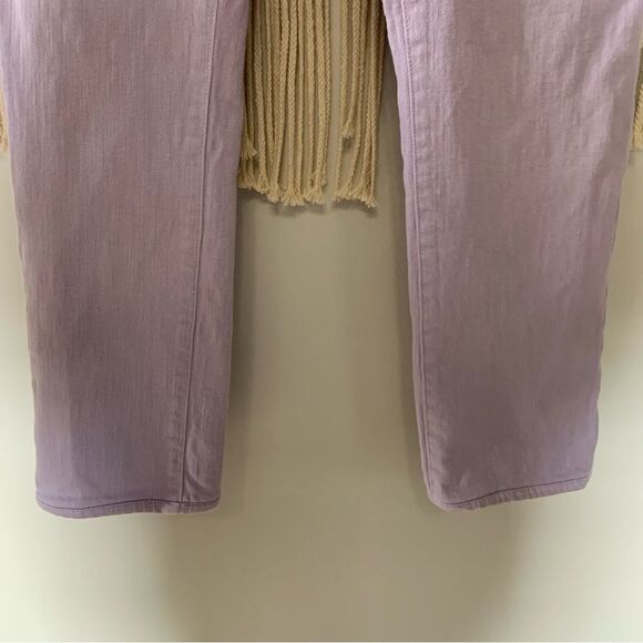 LILLY PULITZER Wisteria Worth Straight Jeans Purple Size 10 - Picture 8 of 16